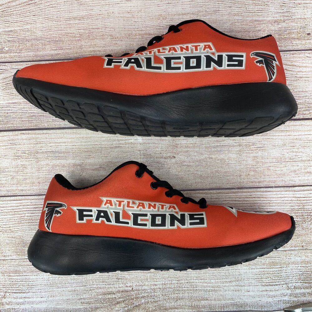 NFL Atlanta Falcons Shoes Red Black Men's Size 11 - Picture 6 of 8
